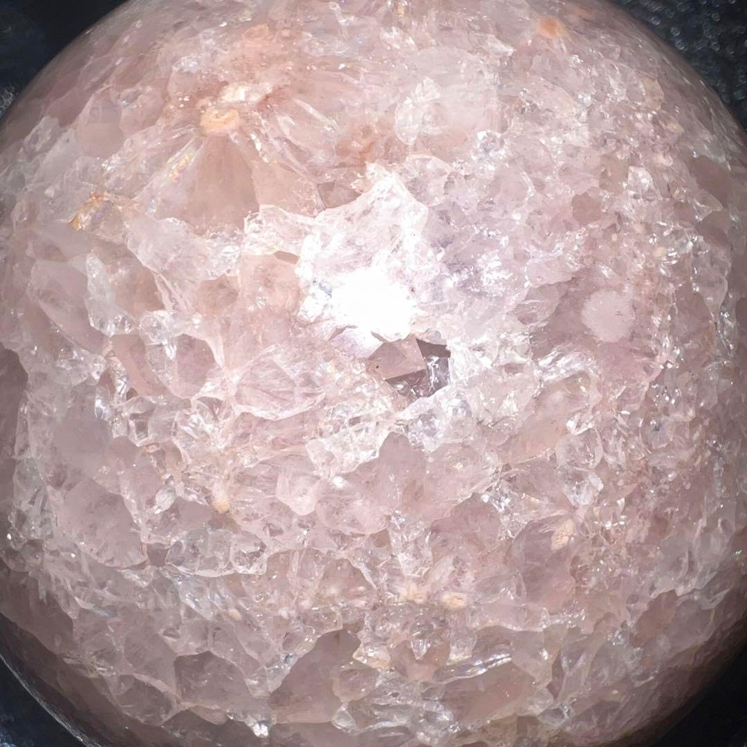 ⑪ピンクアメジスト花瑪瑙⭐️ピンクアメジスト桜瑪瑙⭐️フラワーアゲート⭐️スフィア⭐️ ピンクアメジスト+桜瑪瑙共生 スフィア 天然石 | BLUE MOON STONE